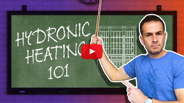 Hydronic Heating CAN be the most efficient heating system in existence